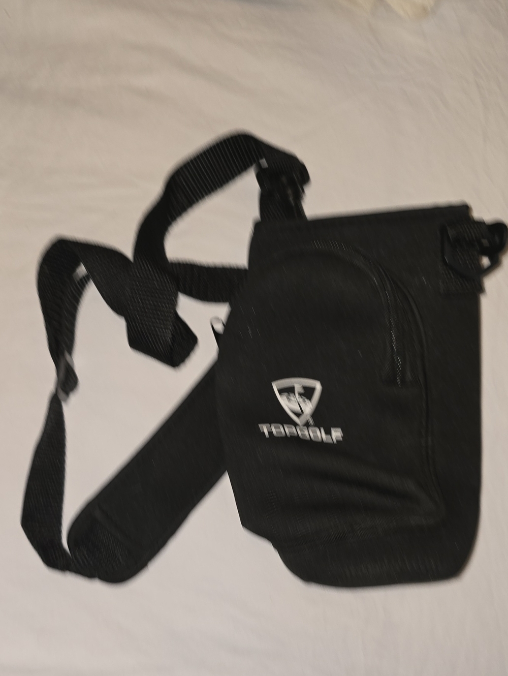 Black Crossbody Water Bottle Bag